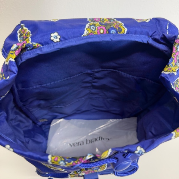 Vera Bradley Berkhill Ripstop Lightweight Multi-Pocket Backpack Kew Gardens Blue main image 4